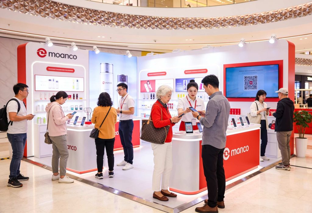 Retail activation in Singapore with interactive in-store customer engagement