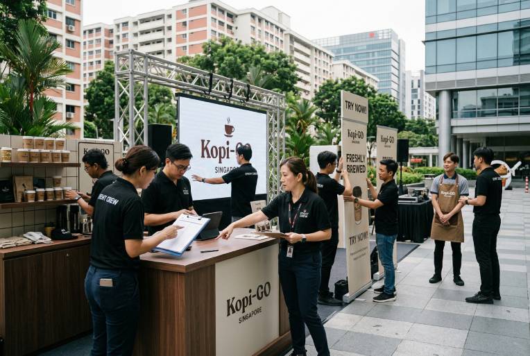Event agency in Singapore reducing last-minute campaign issues before a live event