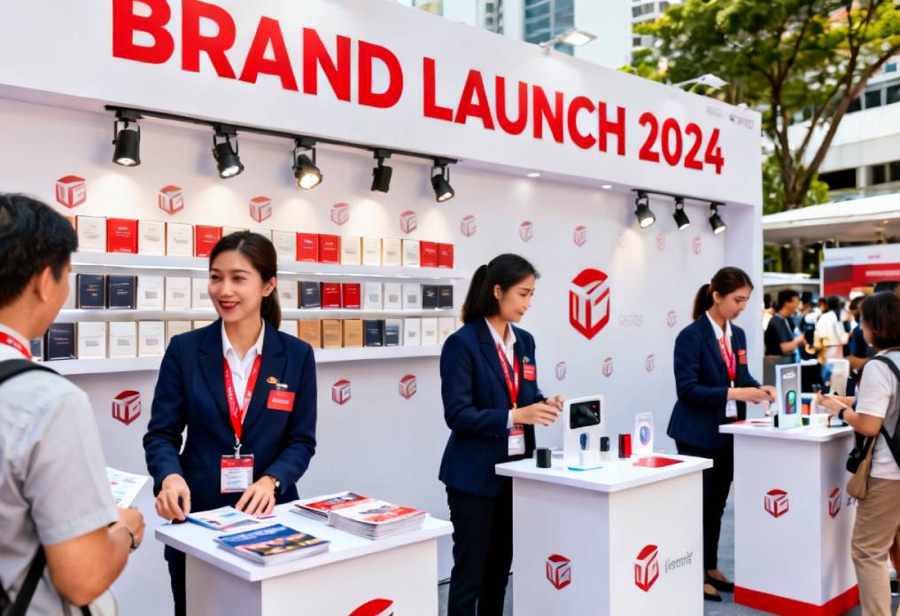 Event agency in Singapore maintaining brand consistency during a live campaign