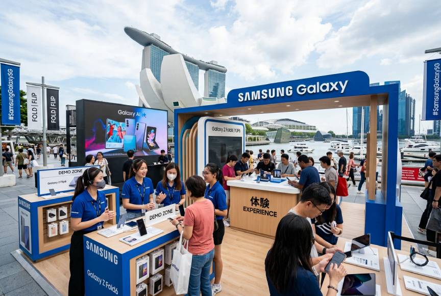 Event agency in Singapore supporting a product launch campaign