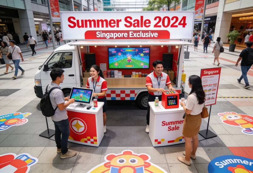 Roadshow agency in Singapore creating a memorable campaign for customers