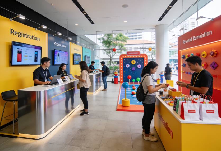 Activation agency in Singapore planning campaign flow for a brand activation