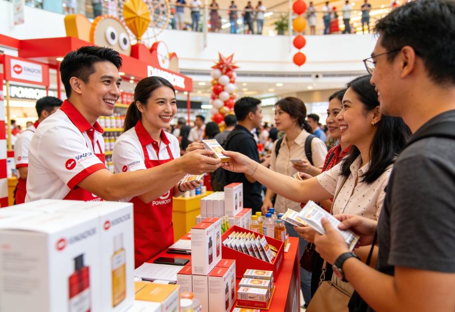 Local event agency in Singapore managing an on-ground campaign successfully