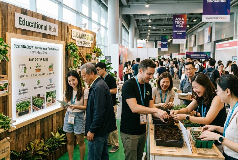 Event agency in Singapore balancing product information and customer interaction