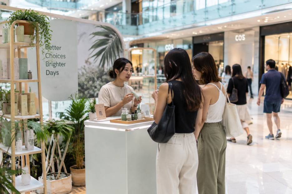 Activation agency in Singapore engaging the right target audience at a brand activation campaign